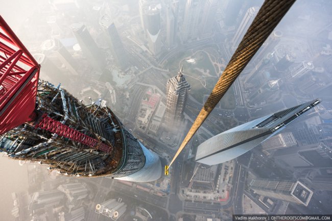 Восхождение на самое высокое здание в Китае (15 фото + видео)2