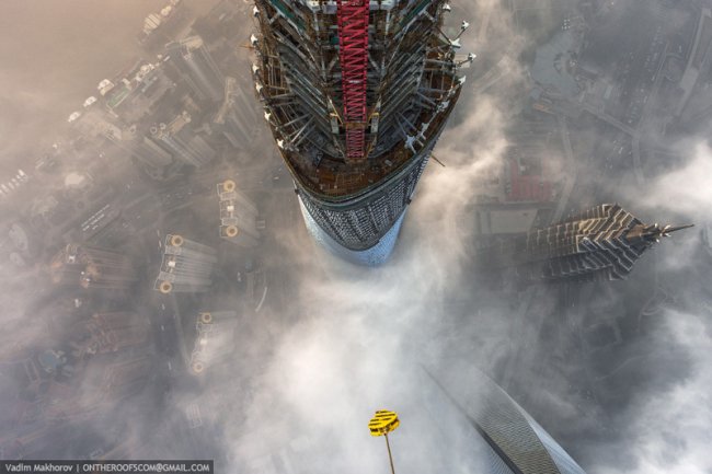 Восхождение на самое высокое здание в Китае (15 фото + видео)10