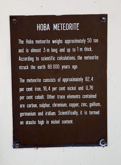 Самый крупный метеорит: Гоба