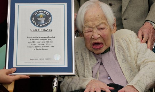Старейший житель Земли японка Окава отметила 116-й день рождения2